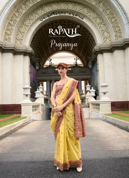 Prajanya By Rajpath Soft Linen Cotton Daily Wear Saree Suppliers In India